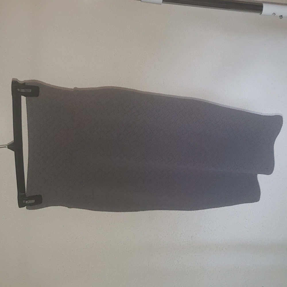 Gray Pencil Skirt